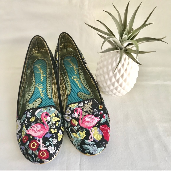 irregular choice flamingo heels